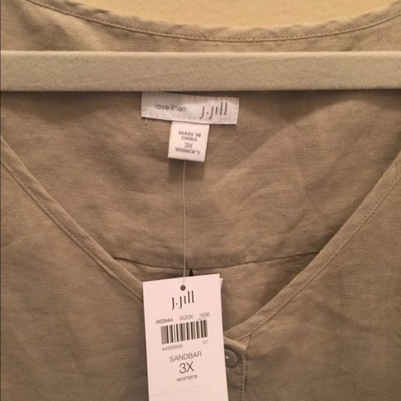 SUPER COMFY BRAND NEW JJILL LINEN DRESS - Picture 4 of 8